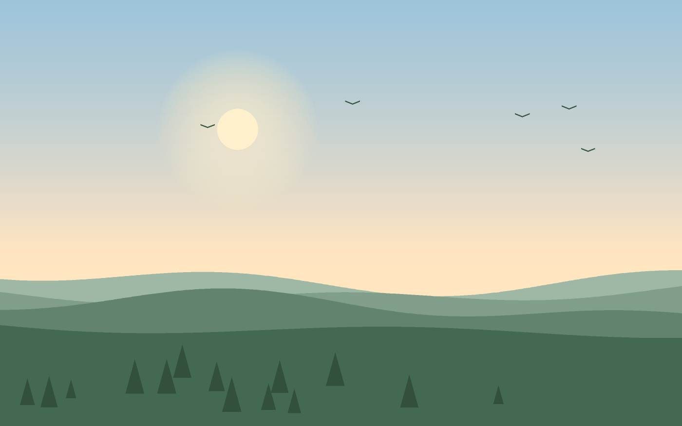 Landschaftsillustration
