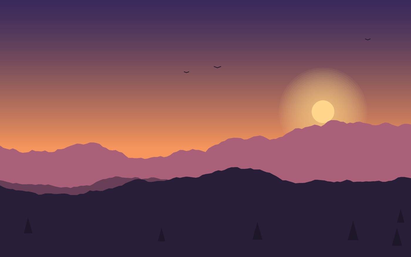 Landschaftsillustration