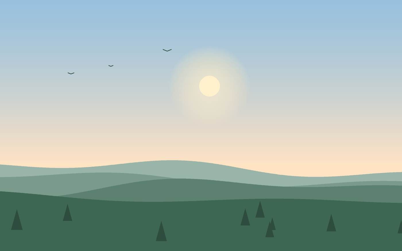 Landschaftsillustration