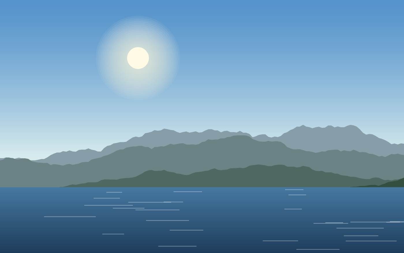 Landschaftsillustration