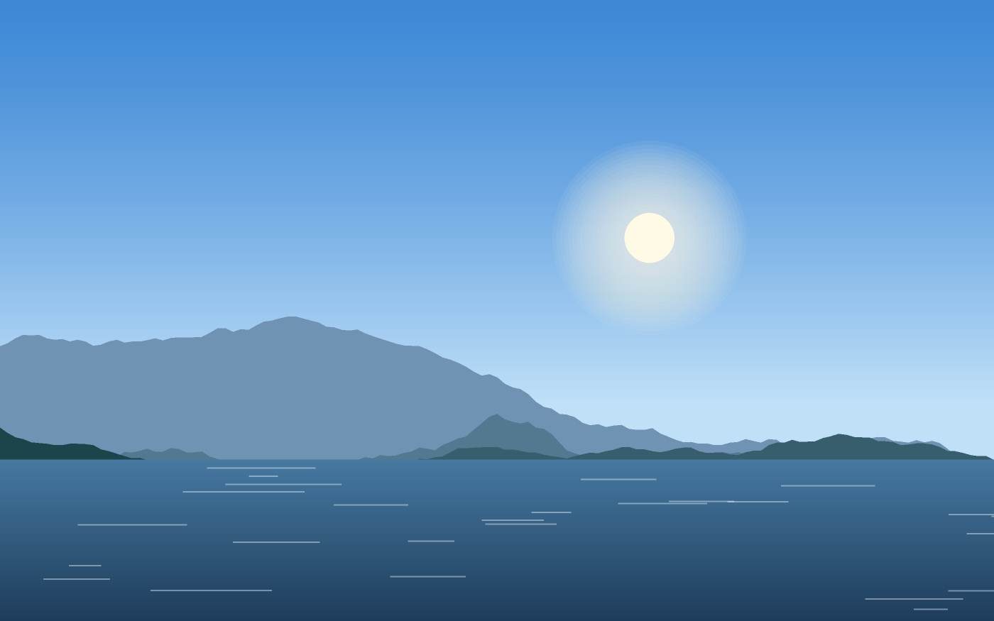 Landschapsillustratie