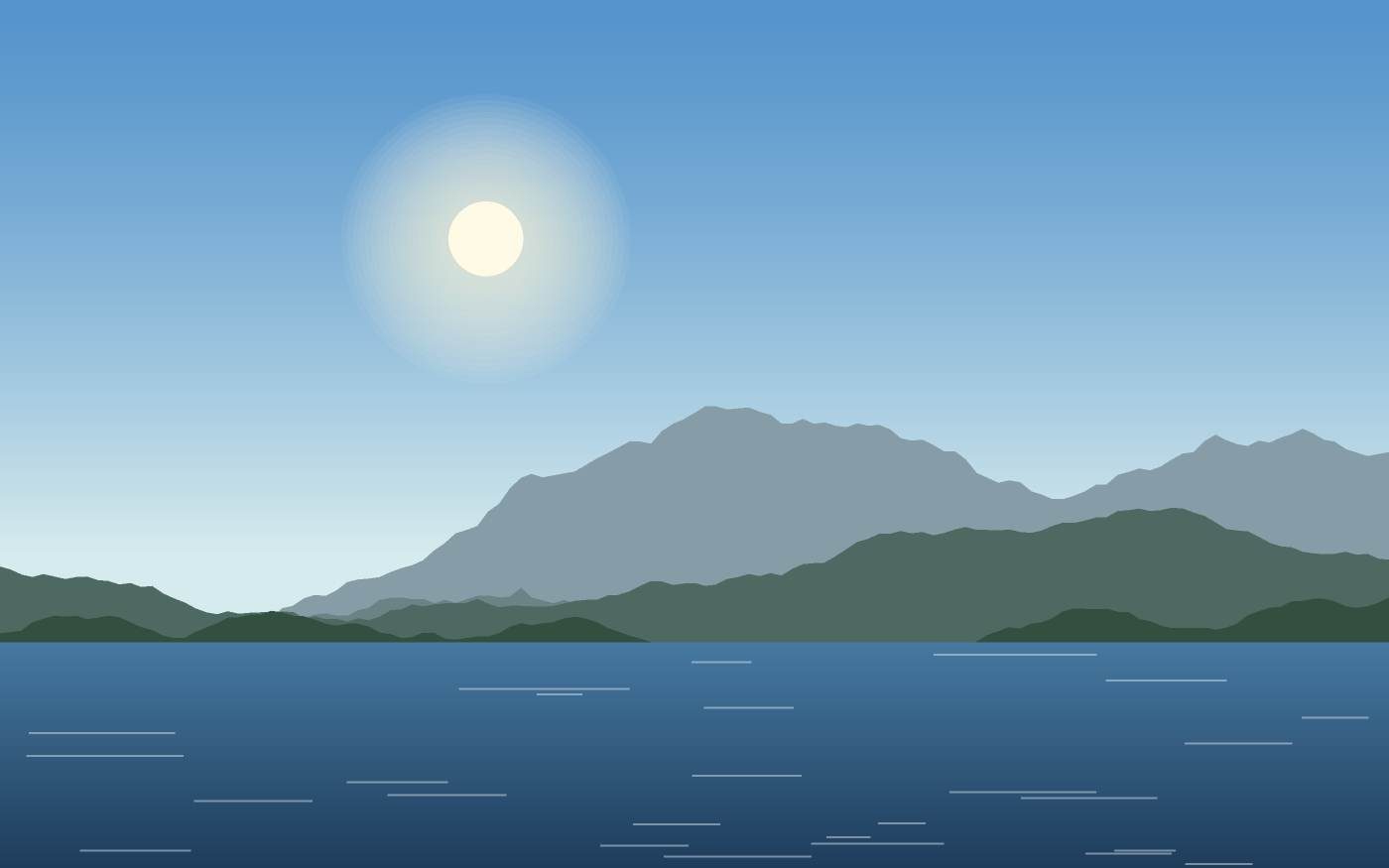 Landschapsillustratie