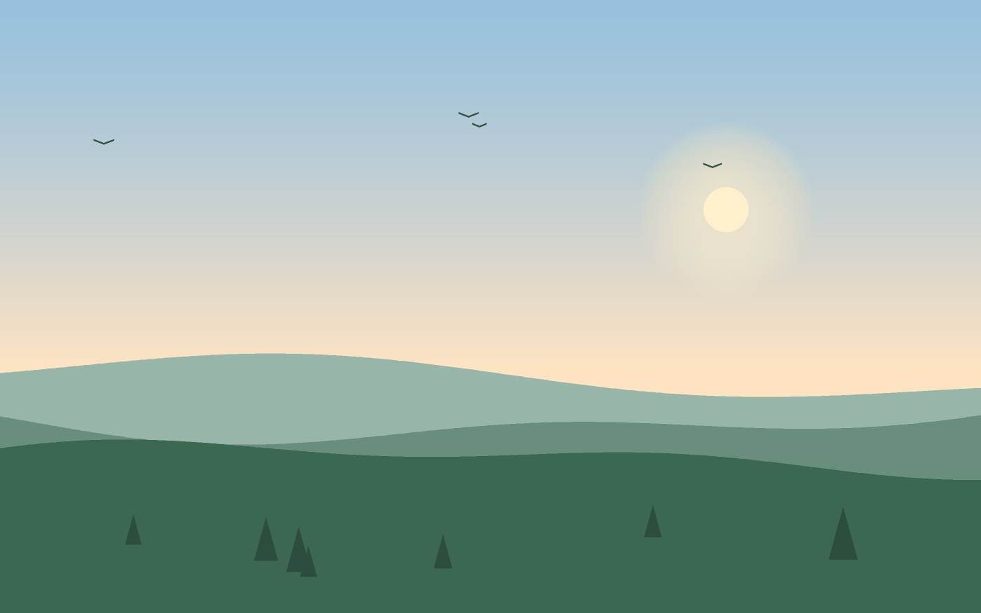 Landschapsillustratie