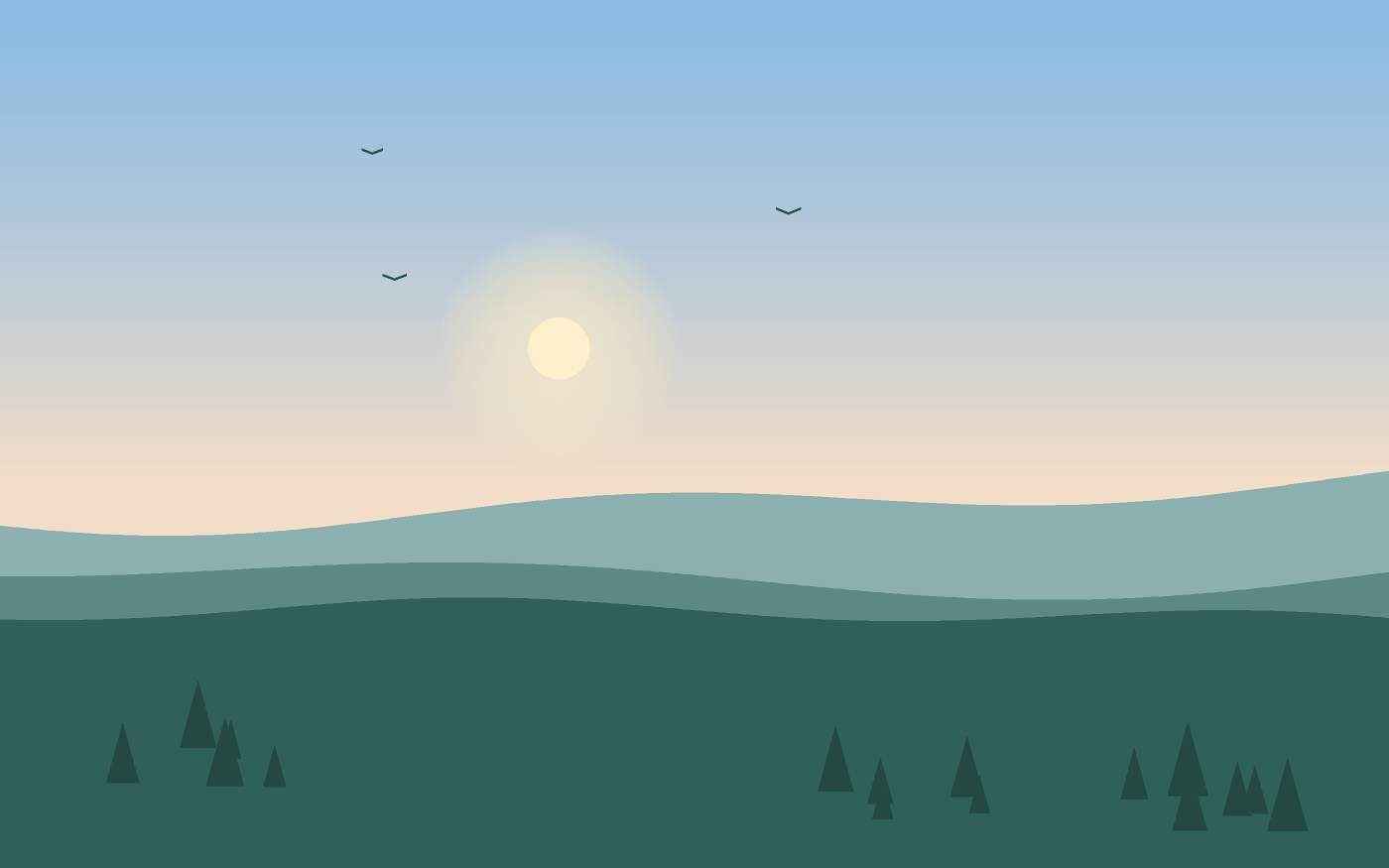 Landschaftsillustration