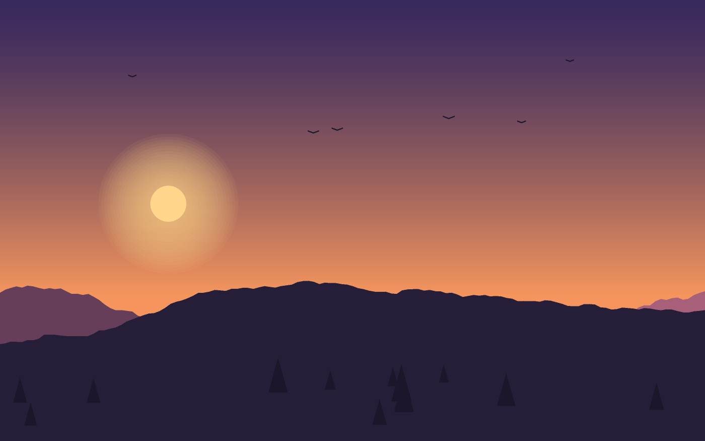 Landschaftsillustration