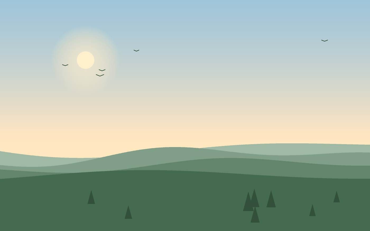 Landschaftsillustration
