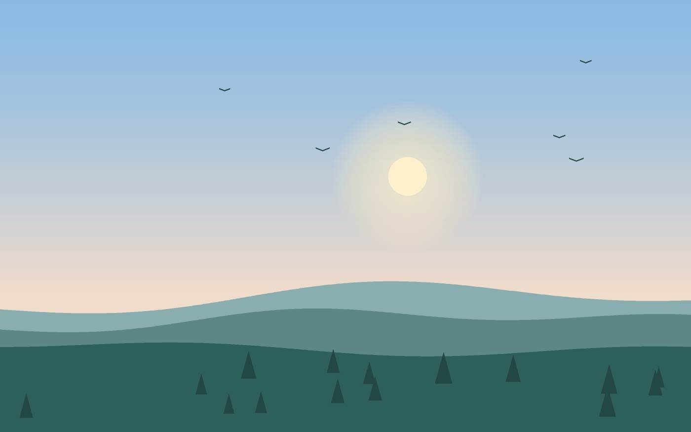 Ilustrace krajiny