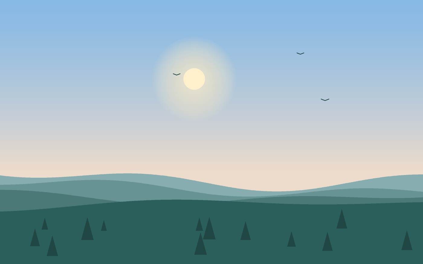 Landschaftsillustration