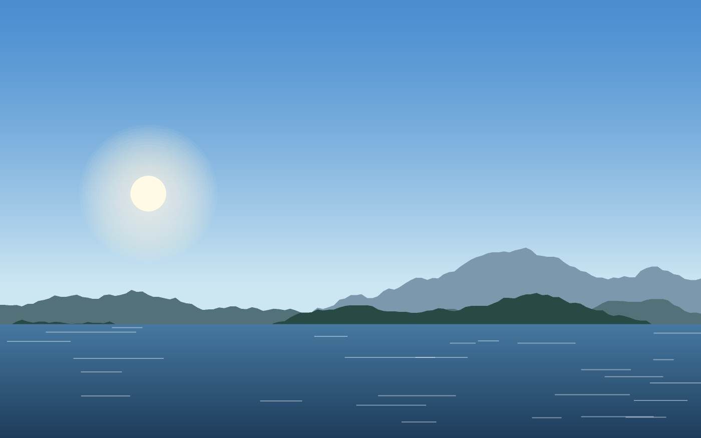 Landschaftsillustration