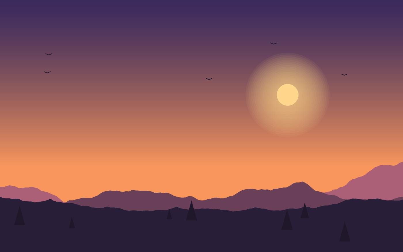 Landschaftsillustration