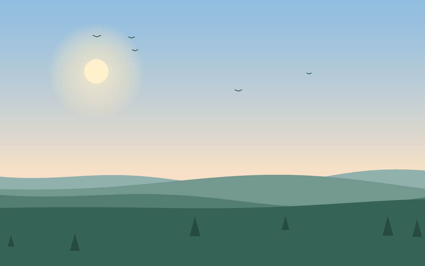 Landschaftsillustration