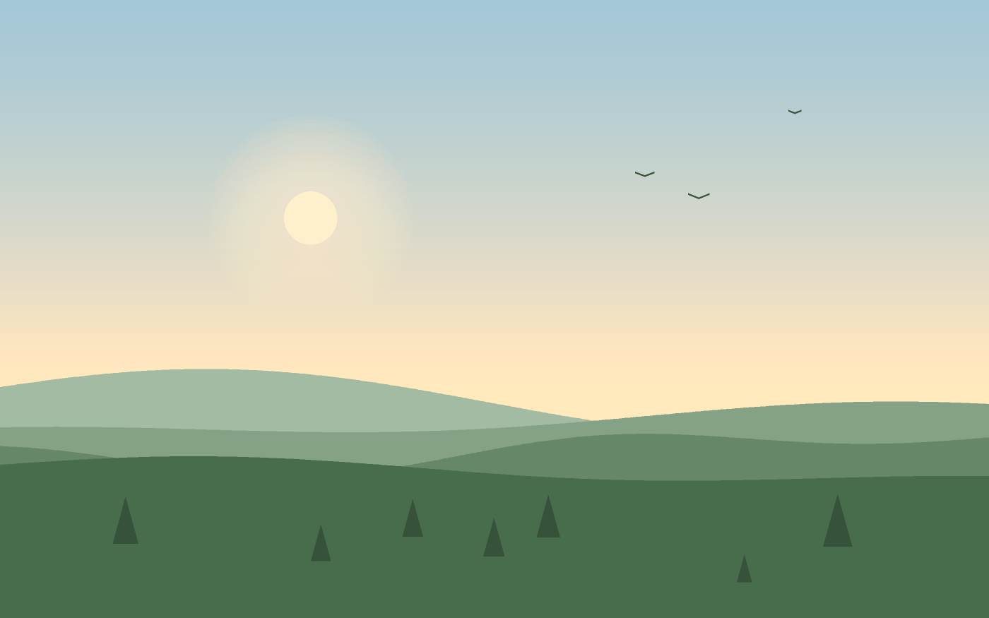 Ilustración de un paisaje