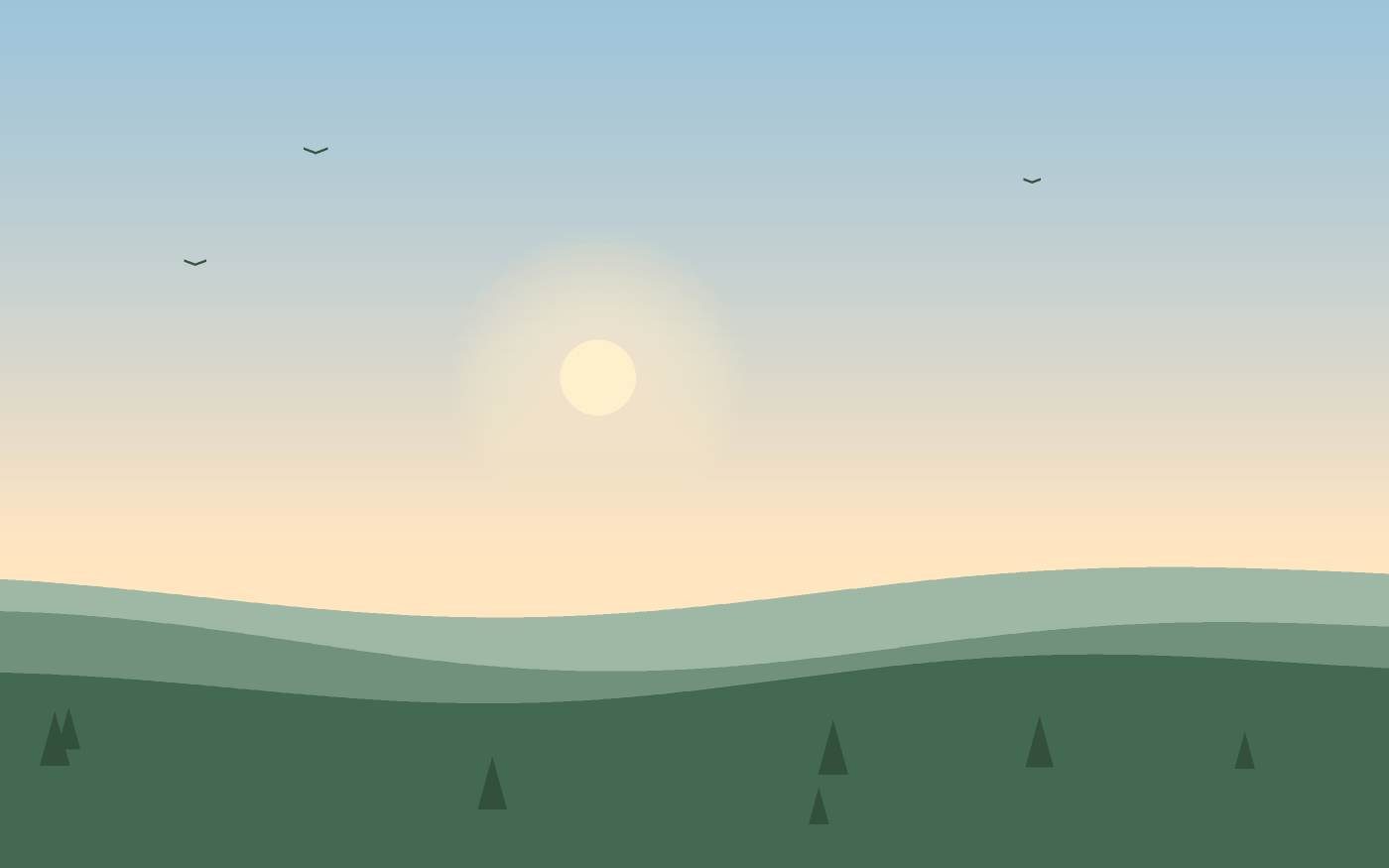 Landschapsillustratie