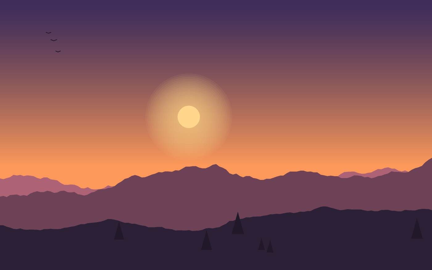 Ilustracja krajobrazu